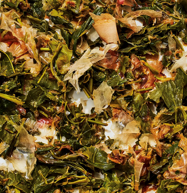 Spent-sencha ohitashi