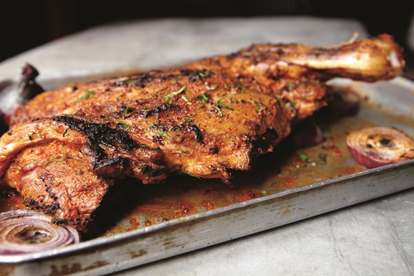 Spice-braised shoulder of lamb