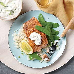 Spice-roasted salmon