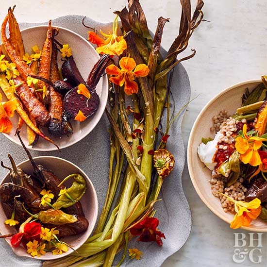 Spice-roasted vegetables