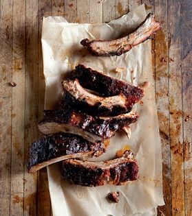 Spice-rubbed baby back ribs