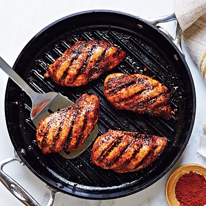 Spice-rubbed grilled chicken