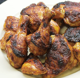 Spice-rubbed picnic chicken