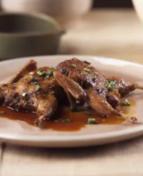 Spice-rubbed quail 