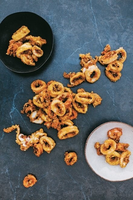 Spice-salted squid