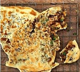 Spiced almond lamb flatbreads