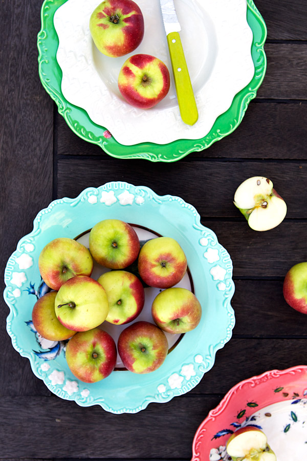 Spiced apple and kasha crumble