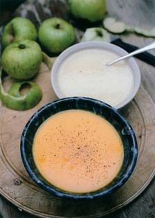 Spiced apple and pumpkin soup