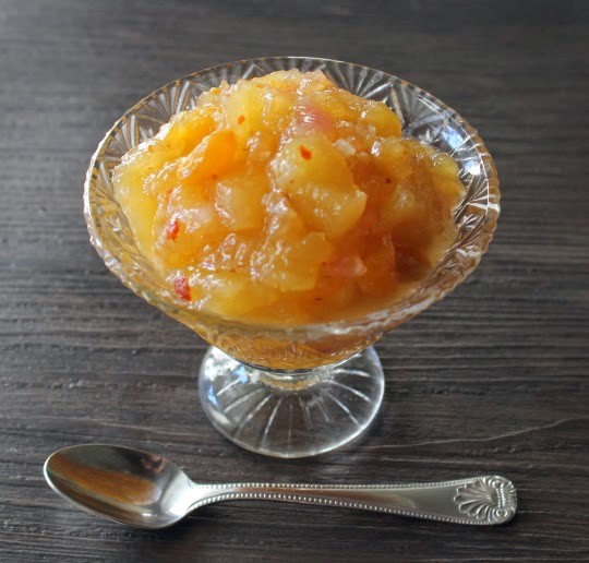 Spiced apple chutney (“applesauce”)