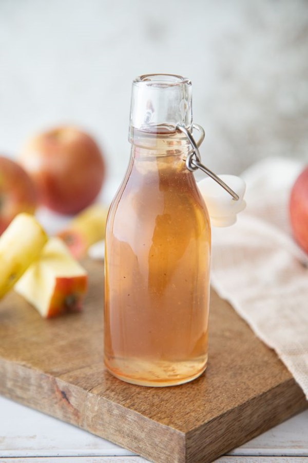 Spiced apple core simple syrup