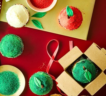 Spiced apple cupcakes