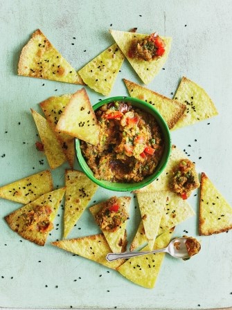 Spiced aubergine dip