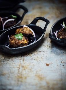 Spiced beef kebabs