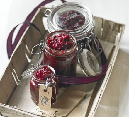 Spiced beetroot and orange chutney