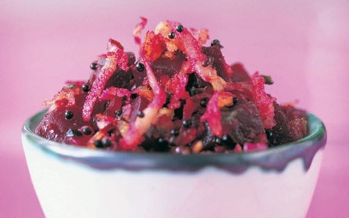 Spiced beetroot (Subzi poriyal)