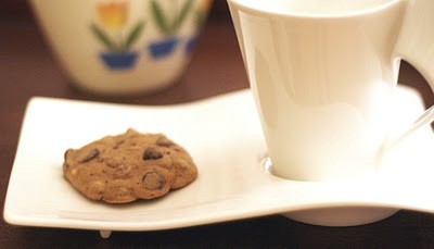 Spiced black walnut chocolate chip cookies