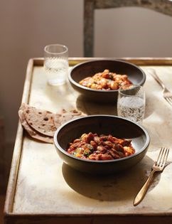 Spiced butter bean curry