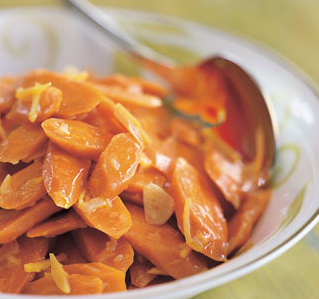 Spiced butter-glazed carrots