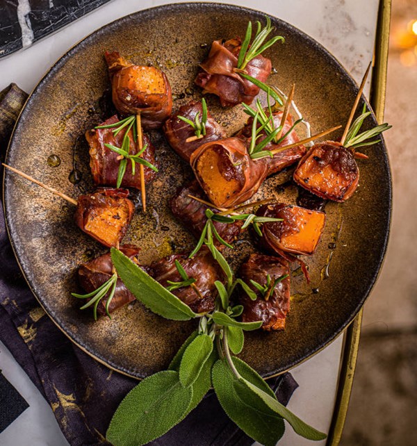 Spiced butternut bites