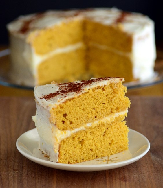 Spiced butternut squash layer cake