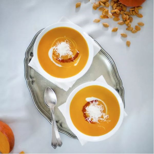 Spiced butternut squash soup