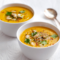 Spiced cannellini and lentil soup