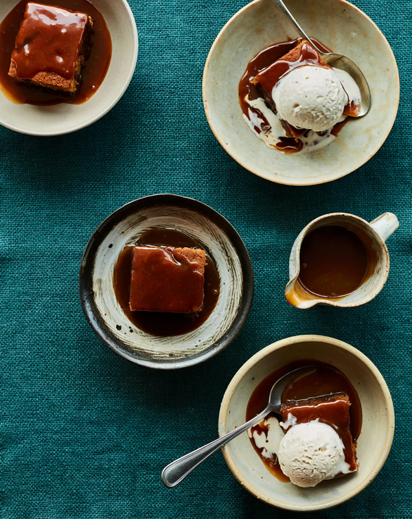 Spiced caramel pudding