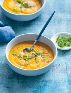 Spiced carrot and cumin soup