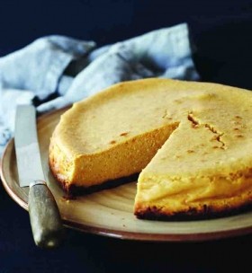 Spiced carrot cheesecake