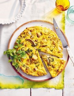 Spiced cauli frittata