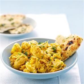 Spiced cauliflower curry