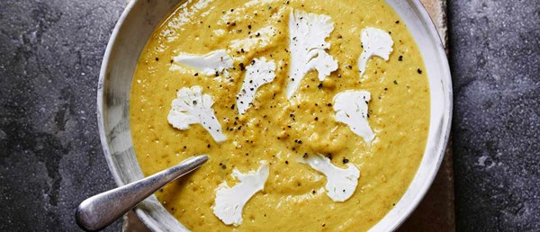 Spiced cauliflower soup
