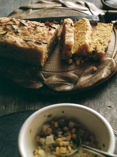 Spiced cheese cornbread