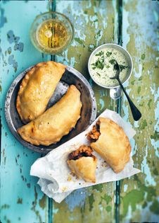 Spiced chicken empanadas