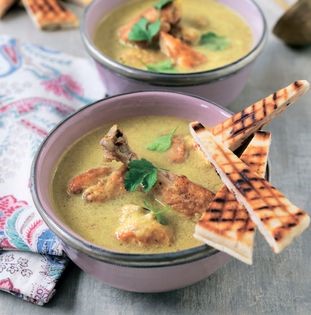 Spiced chicken soup