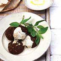 Spiced chickpea fritters (Felafel)