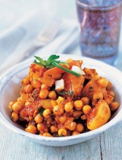 Spiced chickpeas with cumin and coriander