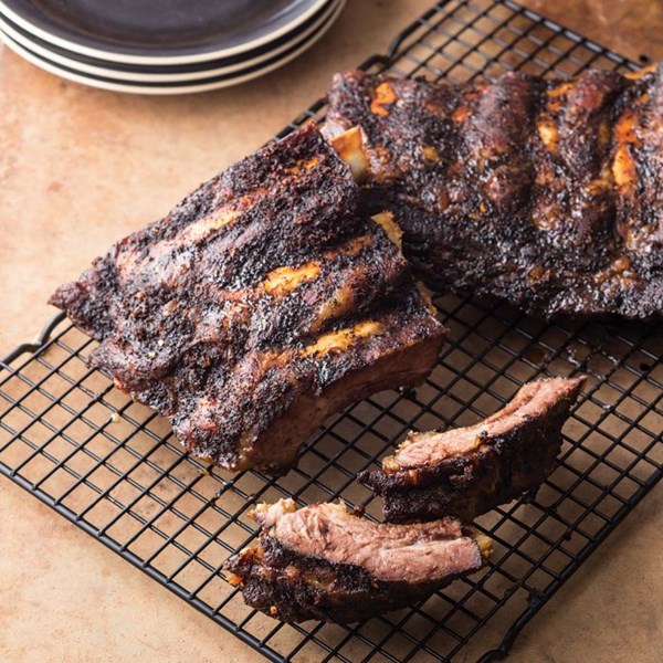 Spiced chicory beef ribs