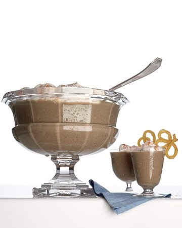 Spiced chocolate eggnog