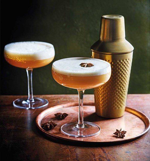Spiced cider flip