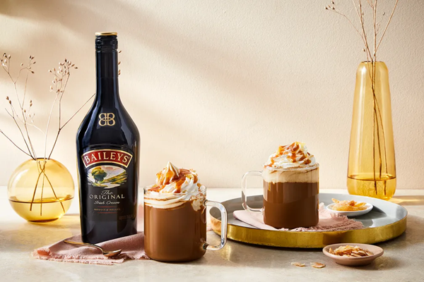 Spiced coconut caramel coffee with Baileys