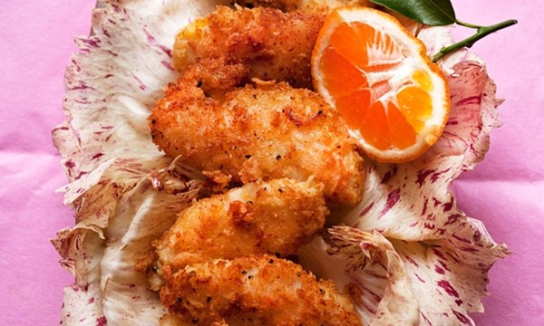 Spiced cod goujons