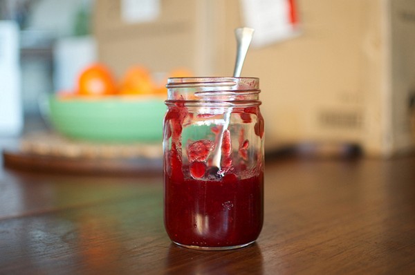 Spiced cranberry jam