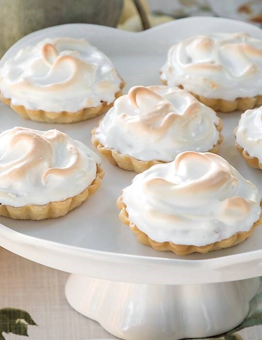 Spiced cranberry-pear tartlets