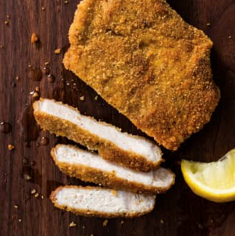 Spiced crunchy pork chops