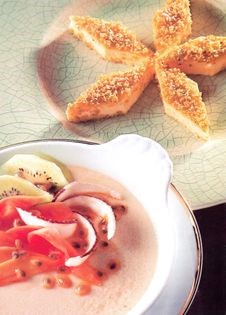Spiced custard