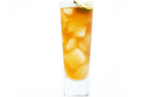 Spiced dark and stormy