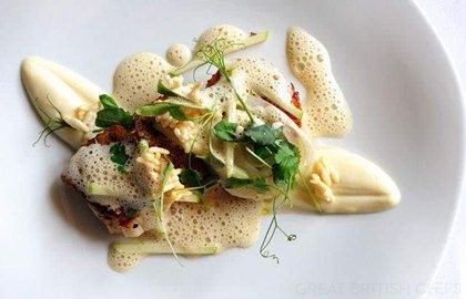 Spiced diver-caught Scottish scallops