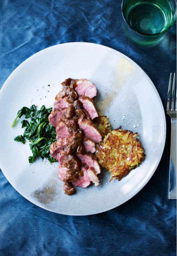 Spiced duck breast with tamarind sauce