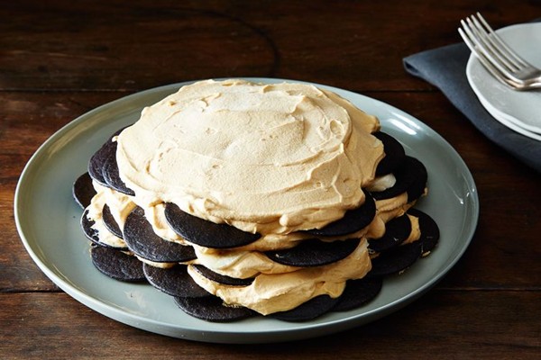 Spiced dulce de leche banana icebox cake